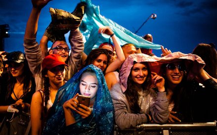 1. miejsce - Renata Dąbrowska. Open'er Festival 2016. Julia z Białegostoku wśród publiczności.