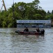 Chersoń zalany przez wody ze Zbiornika Kachowskiego po wysadzeniu tamy w Nowej Kachowce