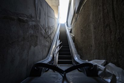 Zainstalowane schody ruchome