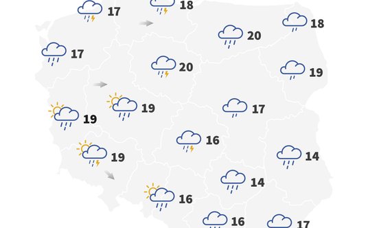 Prognoza pogody na czwartek 13 czerwca