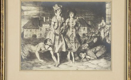 Od 82 tys. zł rozpocznie się w Krakowie licytacja rzadkiej grafiki Brunona Schulza