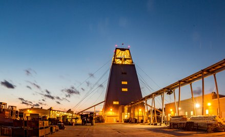 Szyb GG-1 w Kwielicach o głębokości 1348 m – dotychczasowy najgłębszy szyb KGHM