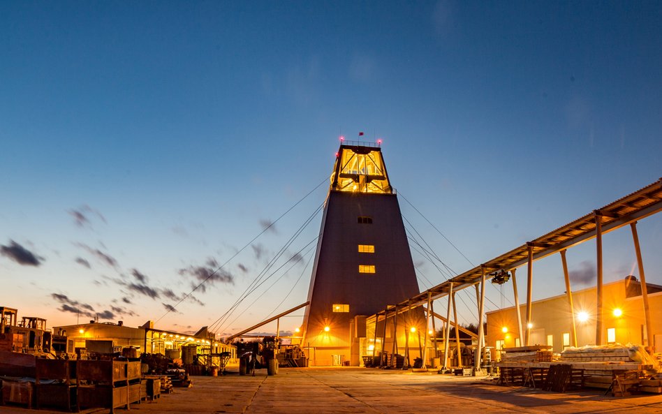 Szyb GG-1 w Kwielicach o głębokości 1348 m – dotychczasowy najgłębszy szyb KGHM