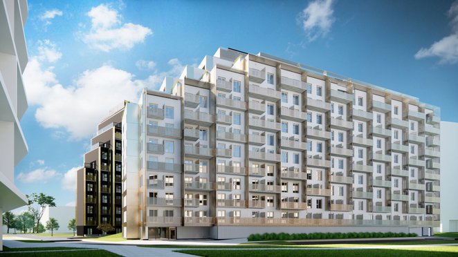 Budynek Resi4Rent zlokalizowany blisko metra Wilanowska oferuje mieszkania w formie abonamentu