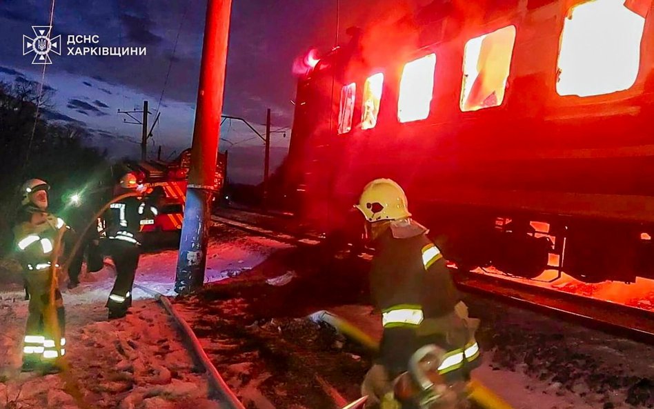 Według Kijowa atak na pasażerski pociąg Charków–Lwów, do którego doszło pod koniec stycznia, został 