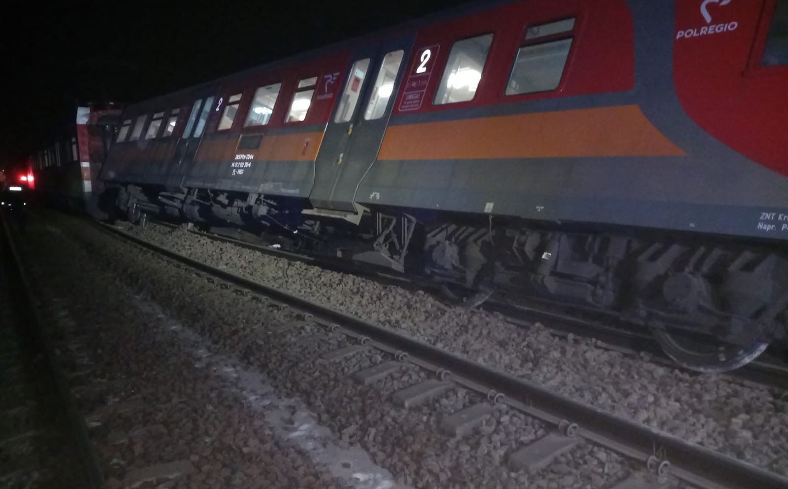 W Małopolsce wykoleił się pociąg. Komisja wyjaśnia okoliczności zdarzenia