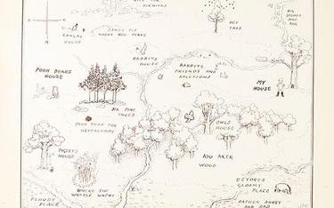 Mapa Stumilowego Lasu sprzedana za rekordową sumę