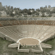 Amfiteatr w Kassope stanowi część trasy turystycznej Starożytnych Teatrów Epiru.