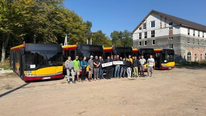 Miejskie Zakłady Autobusowe przekazały pięć autobusów Solaris Urbino 12 dla miasta Drohobycz