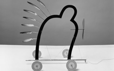 Grzegorz Przyborek, „Pielgrzym” z cyklu „Portrety”, 1990