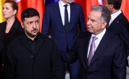 Wołodymyr Zełenski i Steve Witkoff w Berlinie