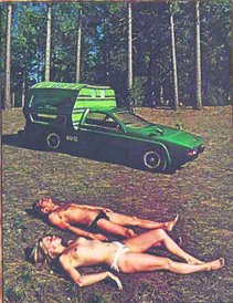 Niebanalny kamper obiecywał bliski kontakt z naturą...