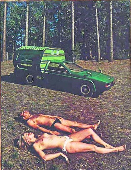 Niebanalny kamper obiecywał bliski kontakt z naturą...