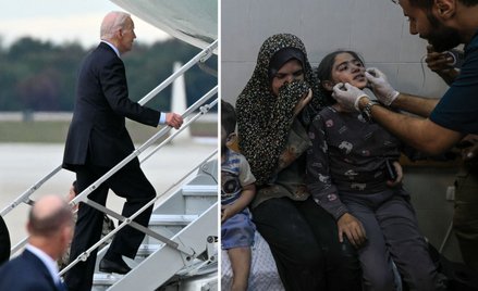 Joe Biden odwiedzi Izrael tuż po informacji o tragicznym w skutkach ataku na szpital w Strefie Gazy