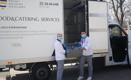 300 posiłków dziennie od hotelarzy dla medyków