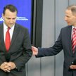 - Nie zabiegam o fotel szefa MSZ - deklaruje Jacek Protasiewicz (z prawej)