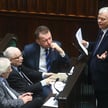 Jarosław Kaczyński w sejmowych ławach