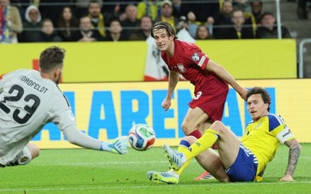 Jakub Kamiński przegrywa pojedynek z Kristofferem Nordfeldtem