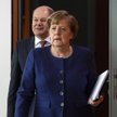 Minister finansów i wicekanclerz Olaf Scholz oraz kanclerz Angela Merkel