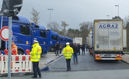 Powtórny protest kierowców w Grafenhausen