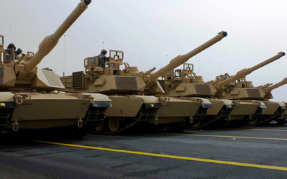 Czołgi M1A2 Abrams wojsk lądowych Kuwejtu. Fot./US Army/M. Benjamin Gable.