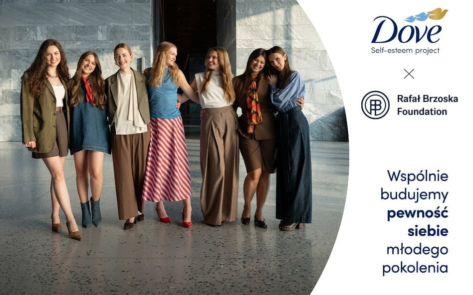 Co druga nastolatka nie wierzy w siebie.  Dove i Rafał Brzoska Foundation chcą to zmienić