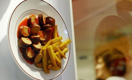 Jeden z eksponatów muzeum poświęconego currywurst