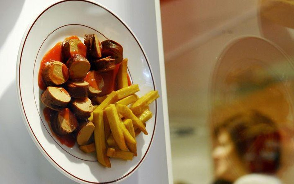 Jeden z eksponatów muzeum poświęconego currywurst