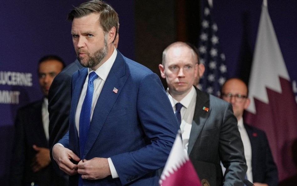 J.D. Vance stał na czele delegacji USA w czasie rozmów w Szwajcarii