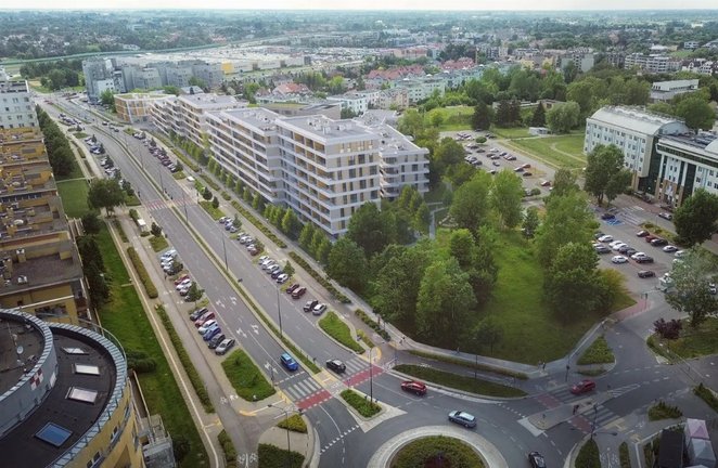 Koncepcja architektoniczna, przygotowana przez LaterGrupę, zakłada budowę osiedla liczącego od 260 d