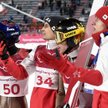 Po ostatnim skoku (od lewej): Stefan Hula, Maciej Kot, Kamil Stoch i Dawid Kubacki, jeszcze nie wier
