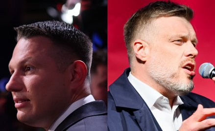 Sławomir Mentzen (L), Adrian Zandberg (P)