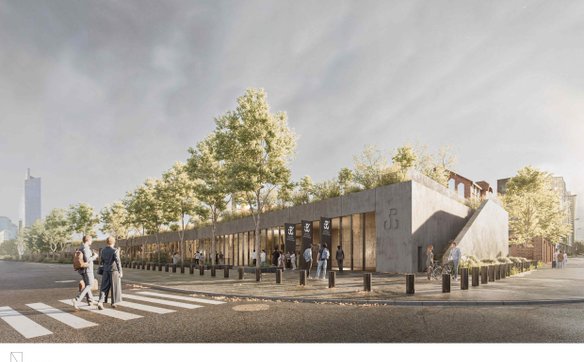 Projekt rozbudowy – nowy pawilon. Wizualizacja Nizio Design International