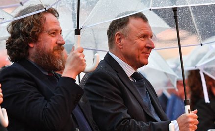 Obecny i były prezes TVP - Mateusz Matyszkowicz i Jacek Kurski.