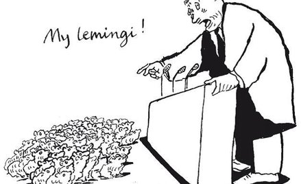 Komentarz rysunkowy. My lemingi!