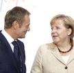 Donald Tusk i Angela Merkel