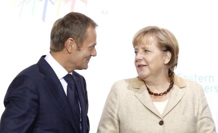 Donald Tusk i Angela Merkel