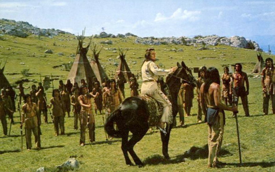 Film "Winnetou II" produkcji niemiecko-jugosłowiańskiej z 1964 r.