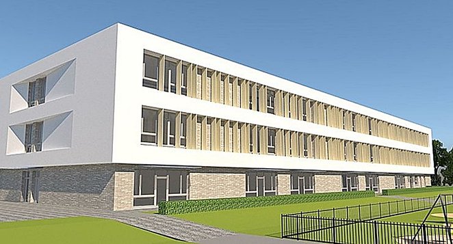 Budynek zostanie w pełni pozbawiony barier architektonicznych.