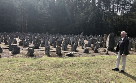 Josep Borrell jest szefem MSZ Hiszpanii. Na zdj. w sobotę w Treblince