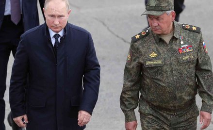 Władimir Putin i Siergiej Szojgu