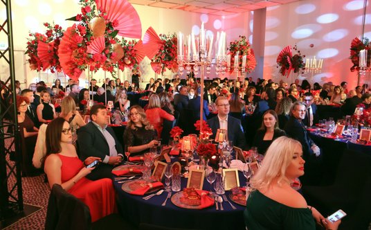 Goście Gali Eximu zasiedli do stołów w hotelu Renessaince Airport Warsaw