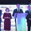 Minister (drugi z prawej) wystąpił na konferencji z Anną Krupką, nowym sekretarzem stanu, Janem Wide