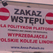 Zakaz wstępu dla polityków PO