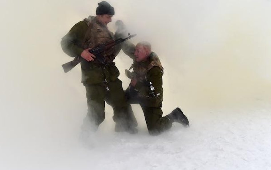 Trening ukraińskich oficerów rezerwy