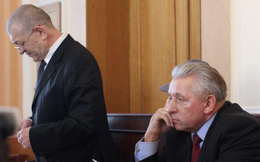 Lepper i Łyżwiński podczas jednej z rozpraw. Na ogłoszenie wyroku się nie pofatygowali