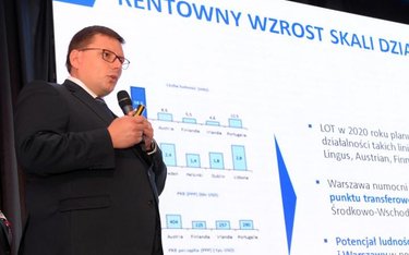 Prezes Rafał Milczarski ogłosił w Krynicy nową strategię LOT