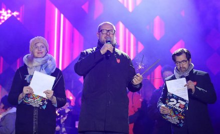 Prezydent Paweł Adamowicz niedługo przed atakiem na scenie finału WOŚP w Gdańsku