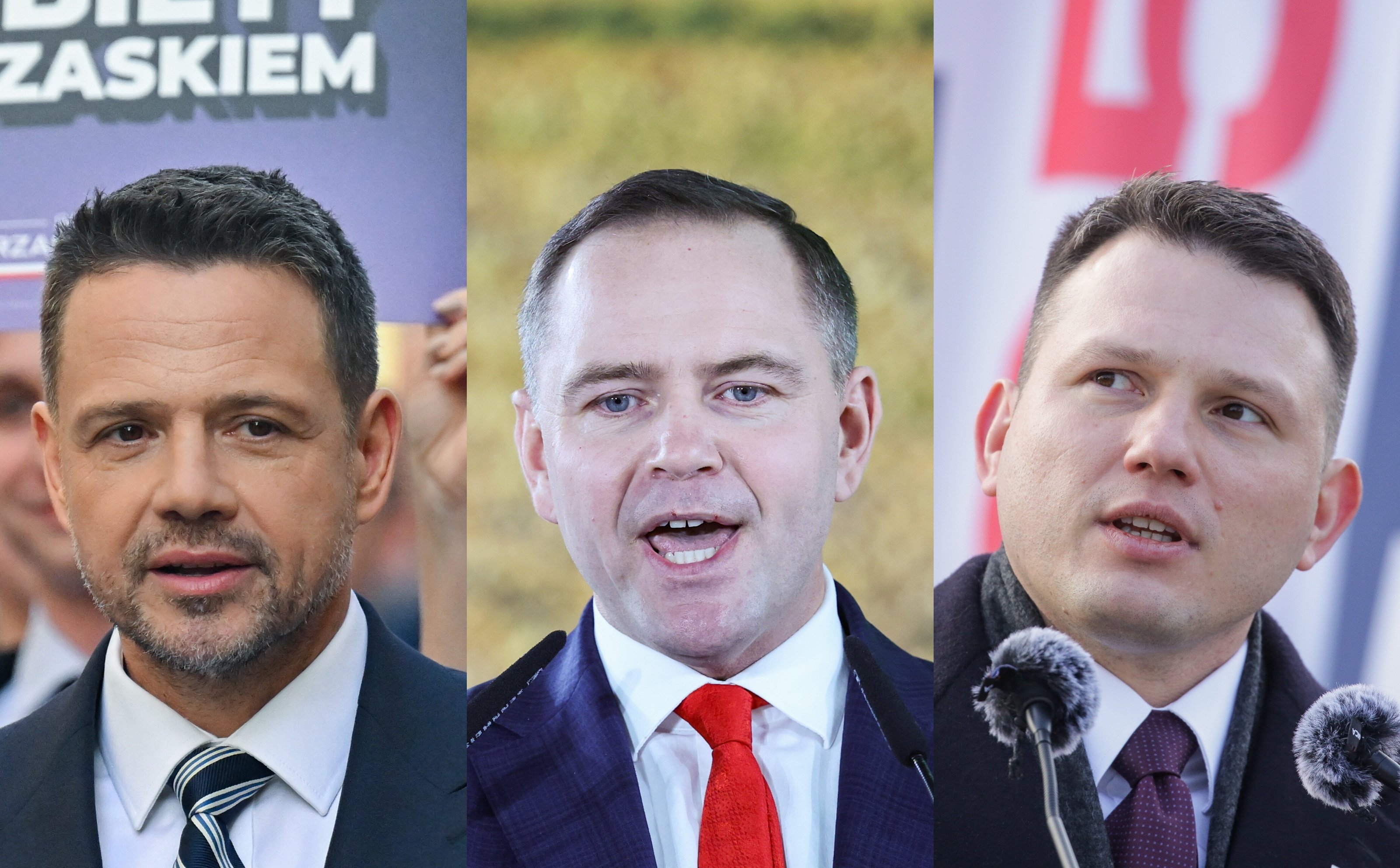 Nowy sondaż: Karol Nawrocki ucieka Sławomirowi Mentzenowi. Dogania Rafała Trzaskowskiego