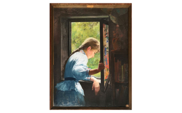 Anna Bilińska „W oknie”, 1890